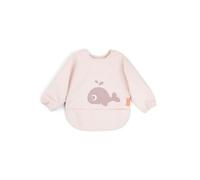 Done by Deer Babero con Mangas Impermeable para Bebe - Babete Manga Antimanchas con Bolsillo Recogecomida y Cierre Ajustable - Fácil de Limpiar - 6-18 Meses - 1 Unidad