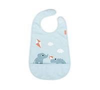 Done by deer Babero con velcro Playground Blue