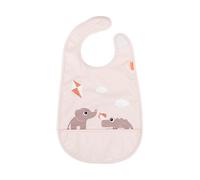Done by deer Babero con velcro Playground Powder
