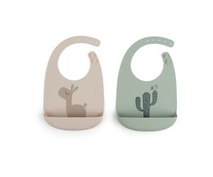 Done by deer Baberos Lalee 2-pack Sand-green