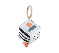 Done by Deer Happy Clouds - Cubo para bebé con colores alegres y fuertes contrastes para una estimulación visual, para bebés a partir de 0 meses