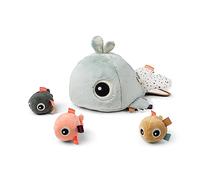 Done by Deer Juego de escondite Wally Azul - Divertido Juguete de motricidad Que promueve la motricidad Fina - Montessori Baby Toys a Partir de 6 Meses, bebés