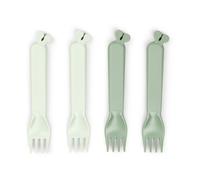 Done by deer Tenedores Raffi kiddish 4-pack Green