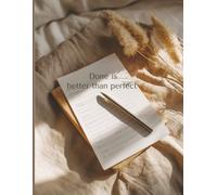 Done Is Better Than Perfect: An 8.5 × 11″, 100-page lined motivational notebook to overcome perfectionism, get things done, and make progress by taking action