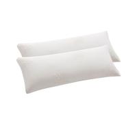 Donegal Collections - Almohada Viscoelastica Aloe Vera Pack 2 Almohadas 75 cm - Tejido Strech Aloe Vera, Copos 100% Viscoelásticos - Firmeza Media-Alta, Termoregulable Antiácaros Fabricado en España