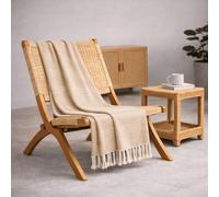 Donegal Collections - Colcha Multiusos 230x260 cm Beige Arienzo - Manta Sofa Suave y - Plaid Foulard para Cama 4 Estaciones - Cubrecama, Manta, Jarapa Algodón Poliéster de Calidad
