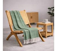 Donegal Collections - Colcha Multiusos 230x260 cm Verde Arienzo - Manta Sofa Suave y - Plaid Foulard para Cama 4 Estaciones - Cubrecama, Manta, Jarapa Algodón Poliéster de Calidad