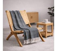 Donegal Collections - Colcha Multiusos 300x260 cm Antracita Arienzo - Manta Sofa Suave y - Plaid Foulard para Cama 4 Estaciones - Cubrecama, Manta, Jarapa Algodón Poliéster de Calidad