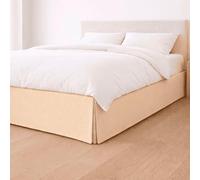 Donegal Collections Cubre Canapé Cama 135x190/200 cm Beige Canda - Funda Somier Cubre Canapé Ajustable - Faldon Cama Transpirable y Antideslizante 70% Algodón 100% Fabricado en España