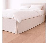 Donegal Collections Cubre Canapé Cama 90x190/200 cm Piedra Late - Funda Somier Cubre Canapé Ajustable - Faldon Cama Transpirable y Antideslizante 50% Algodón 100% Fabricado en España