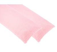 Donegal Collections Funda Almohada Franela Pack 2 Unidades de 85x50 cm Rosa - Funda Almohada Coralina 70 - Funda Coralina Invierno Polar 200 gr/m2 Microfibra Tacto Extra Suave