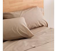 Donegal Collections - Funda de Almohada Pack 2X 70 - (2X 85x45 cm) Lino - Protector de Almohada 50% Algodón 50% Poliéster - Funda Almohada Tacto Extra Suave Transpirable y Antiacaros