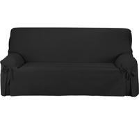 DONEGAL COLLECTIONS Funda sofá protectora lazos 4 plazas negro s&t sofa covers