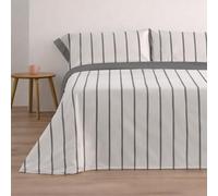 Donegal Collections - Juego de Sábanas 105x190 MAI Gris - Sábanas Cama 105-3 Piezas Sábana Bajera, Encimera y 1 Funda de Almohada - Primavera Verano - Tacto Extra Suave Algodón Poliéster
