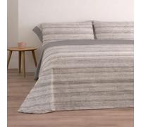 Donegal Collections - Juego de Sábanas 150x190 Nemo Gris - Sábanas Cama 150-3 Piezas Sábana Bajera, Encimera y 1 Funda de Almohada - Primavera Verano - Tacto Extra Suave Algodón Poliéster