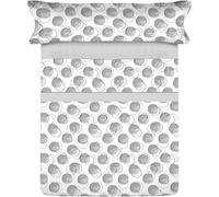 Donegal Collections Juego de Sabanas Cama 135 - Juego de Sabanas 135x190 Clion Gris - Ropa de Cama 3 Piezas Incluye Sabana Bajera, Sabana Encimera y Funda de Almohada - Microfibra Extra Suave