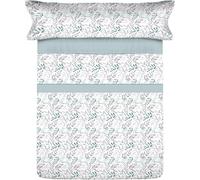 Donegal Collections Juego de Sabanas Cama 150 - Juego de Sabanas 150x190 Dnan Aqua - Ropa de Cama 3 Piezas Incluye Sabana Bajera, Sabana Encimera y Funda de Almohada - Microfibra Extra Suave