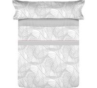 Donegal Collections Juego de Sabanas Cama 150 - Juego de Sabanas 150x190 Infint Gris - Ropa de Cama 3 Piezas Incluye Sabana Bajera, Sabana Encimera y Funda de Almohada - Microfibra Extra Suave