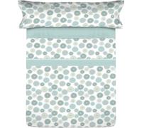Donegal Collections Juego de Sabanas Cama 150 - Juego de Sabanas 150x190 Levls Aqua - Ropa de Cama 3 Piezas Incluye Sabana Bajera, Sabana Encimera y Funda de Almohada - Microfibra Extra Suave