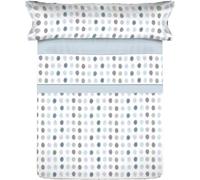 Donegal Collections Juego de Sabanas Cama 90 - Juego de Sabanas 90x190 Gomil Azul - Ropa de Cama 3 Piezas Incluye Sabana Bajera, Sabana Encimera y Funda de Almohada - Microfibra Extra Suave