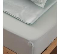 Donegal Collections - Sábana Bajera Ajustable Cama 150x190/200 Agua - 50% Algodón 50 Poliéster Bajeras Suavidad y Elástico Cubre Colchón Antipeeling