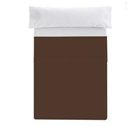Donegal Collections - Sabana Encimera Cama 150, Color Marrón. Ropa de Cama de Microfibra Extra Suave 50% Algodón 50% Poliéster, Sin Arrugas y de Alta Durabilidad y Confort