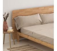 Donegal Collections - Sabanas 200 x 190 - Juego de Sabanas Cama 200 Lino - Bajera, Sabana Encimera y 2 Funda de Almohada - Primavera Verano - Estampadas Tacto Extra Suave - Algodon/Poliester