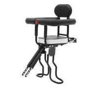 Donened - Asiento infantil, asiento de bicicleta, sillín para niños, asiento delantero para bebé con barra de seguridad y pedal, asiento de bicicleta infantil para niños de hasta 80 kg, de 1 a 5 años