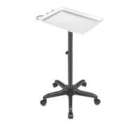 Donened - Carrito de salón con 5 ruedas, carro de la tableta del tatuaje, altura ajustable 64-106cm, accesorios para servicios de salón y spa