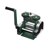 Donened - Combinación manual laminador, laminador de joyería, máquina de laminación manual, tableta de joyería para oro, plata, cobre, aluminio