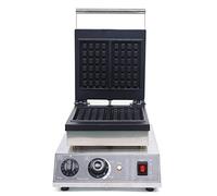 Donened - Gofrera de acero inoxidable de 1500 W, máquina para gofres eléctrica, para cuadrados extra gruesos, 50 ~ 300 ℃