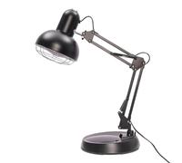 Donened - Lámpara infrarroja de luz roja, lámpara de calor, lámpara de luz infrarroja, 220 V, 150 W, luz infrarroja, uso doméstico, plegable en una mesa, altura regulable, negro, luz infrarroja, luz