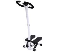 Donened - Mini stepper con Power Ropes para el hogar, up-downswing stepper, Stepper Hometrainer con monitor digital, hasta 150 kg, ejercicio de fitness en casa para principiantes, avanzados