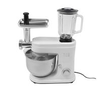 Donened - Robot de cocina 3 en 1, amasadora multifuncional de 1500 W, batidora de 6 niveles y 1 niveles, picadora de carne, exprimidor de 1,5 L, cuenco de acero inoxidable de 6 L, robot de cocina