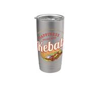 Doner Kebab Retro Snack Vintage Street Food Gourmet Souvenir Vaso térmico de acero inoxidable de doble pared