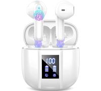 Donerton Auriculares Inalambricos Bluetooth, 2025 In-Ear Auriculares Bluetooth 5.4 con 4 ENC Cancelacion Ruido HD Mic, 48H Estéreo HiFi Cascos Inalambricos Running IP7 Impermeable/Pantalla LED