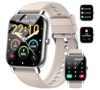 Donerton Reloj Inteligente Hombre Mujer Llamadas Bluetooth Reloj podómetro Android iOS Compatible Fitness Watch Deportivo pulsómetro de muñeca saturímetro Impermeable IP68 notificaciones Whatsapp