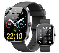 Donerton Reloj Inteligente Hombre Mujer, Smartwatch con Llamadas Bluetooth y Whatsapp Notificación, IP68 Pulsera Actividad con 100+ Modos Deportivos, Pulsómetro, Monitor de Sueño para Android iOS