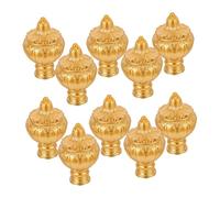 DONFAMDS 10piezas Tapones para Extremos De Barra De Cortina Remates Decorativos De Plástico Tope Vintage para Decoración De Ventanas