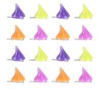 DONFAMDS 16piezas Emisión de Tarjetas Forma de Cuernos de Buey de Horquillas de Halloween Accesorios Cabello de Halloween para Disfraz de Estilo Gótico Colores Surtidos Color Aleatorio