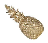 DONFAMDS 1Pieza Adorno de Piña Dorado de Resina para Decoración de Hogar y Oficina Hawaiana