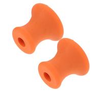 DONFAMDS 2 Piezas Soporte Estable para Diapasón de Goma Naranja Función de Sanación Vibracional Adecuado para Meditación y Estudios de Yoga en Casa