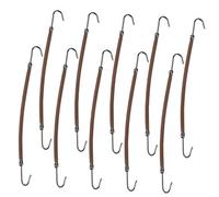 DONFAMDS 20 Ganchos Caballo Elásticos Doble Gancho Para Peinar y Sujetar, Resistentes y Suaves Para Cabello Natural, Accesorios Ideales Para Mujeres En Peinados Diarios