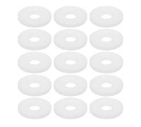 DONFAMDS 20 Unidades Almohadilla de Aroma Redonda para Coche, Recambio Blanco de Plástico Liberación Continua de Fragancia y Compatibilidad Versátil