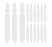 DONFAMDS 24 piezas Puntas Recambio Rotuladores Acrílicos Blancas Nylon Punta Fina Duraderas para Pintar y Caligrafía Uso Múltiples Superficies para Artistas y Creativos