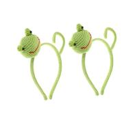 DONFAMDS 2piezas Diademas De Maquillaje De Kawaii Accesorio De Pelo Hecha Mano Para Fiestas y Disfraz