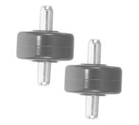 DONFAMDS 2piezas Ruedas De Cepillo De Aspiradora Pequeñas Delanteras Resistentes Ruedas De Repuesto Para Aspiradoras Accesorios Compatibles Shark Para Reparación De