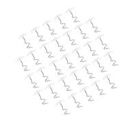 DONFAMDS 300 Unidades Pasadores de Torsión para Tapicería de Acero Inoxidable Cabeza de Plástico Antideslizante para Fijar Fundas y Faldones en Sillones y Colchones