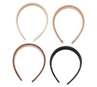 DONFAMDS 4Piezas Diademas de Rafia para Mujer Decoración del Accesorios y Versátiles para Ocasiones