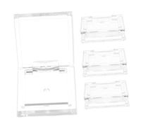 DONFAMDS 4piezas Paletas De Maquillaje Vacías Cuadradas Estuches Cosméticos Transparentes Reutilizables Para Sombra De Ojos Compacto Portátil Para Mezclas y Rubor Adecuado Para Maquillaje n